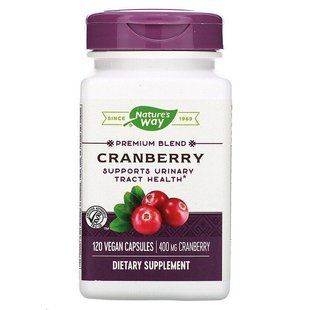 Журавлина, Cranberry, Premium Blend, Nature's Way, 400 мг, 120 веганських капсул NWY-15135 фото