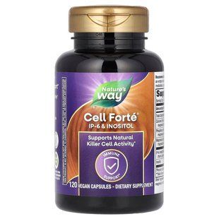 Фітинова кислота (ІР-6 інозитол), Cell Fort&eacute;, IP-6 & Inositol, Nature's Way, 120 веганських капсул EMT-05802 фото