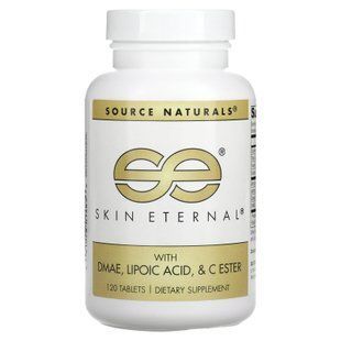 Здоров'я шкіри з DMAE + Альфа-ліпоєвою кислотою, Skin Eternal, Source Naturals, 120 таблеток SNS-01483 фото