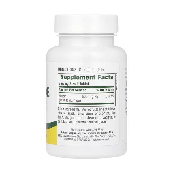 Niacinamide 500 mg - 90 tabs 2023-10-5220 фото