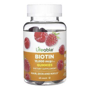 Biotin 10,000 mcg - 60 gummies 2023-10-7262 фото
