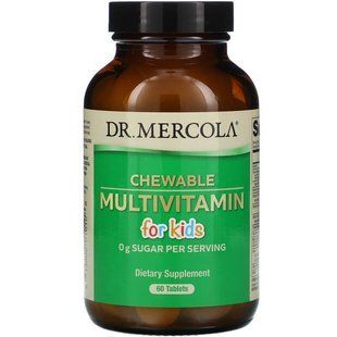 Мультивітаміни для дітей, Multivitamin for Kids, Dr. Mercola, 60 таблеток MCL-01010 фото