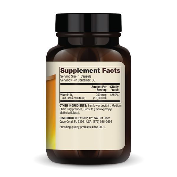 Liposomal Vitamin D3 10,000 IU - 30 caps 2023-10-3948 фото