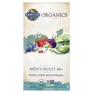 Вітаміни для чоловіків, MyKind Organics, Garden of Life, 40+, 120 веганських таблеток GOL-11769 фото