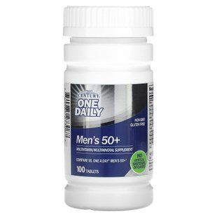 Вітамінний комплекс для чоловіків 50+, Multivitamin Multimineral, 21st Century, 100 таблеток CEN-27306 фото