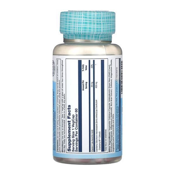 CranActin Cranberry Extract 400mg - 60 vcaps 2023-10-6954 фото