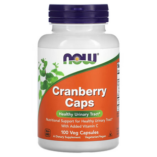 Журавлина в капсулах, Cranberry, Now Foods, 100 вегетаріанських капсул NOW-03230 фото