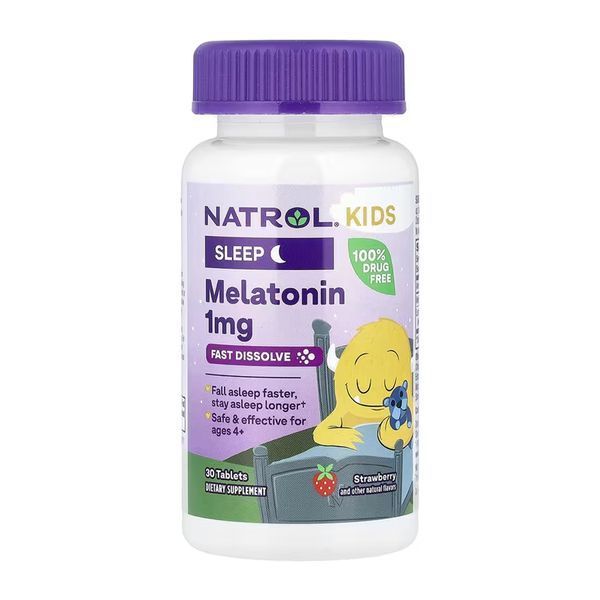 Kids Melatonin 1mg - 30 tabs 2023-10-6237 фото