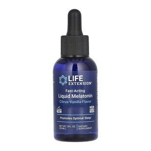 Fast-Acting Liquid Melatonin (Citrus-Vanilla) - 2 fl oz 2022-10-1959 фото