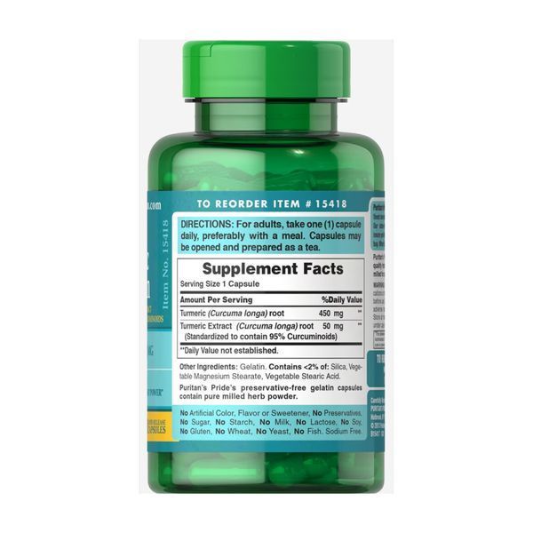 Turmeric Curcumin 500 mg - 90 caps 2023-10-2480 фото
